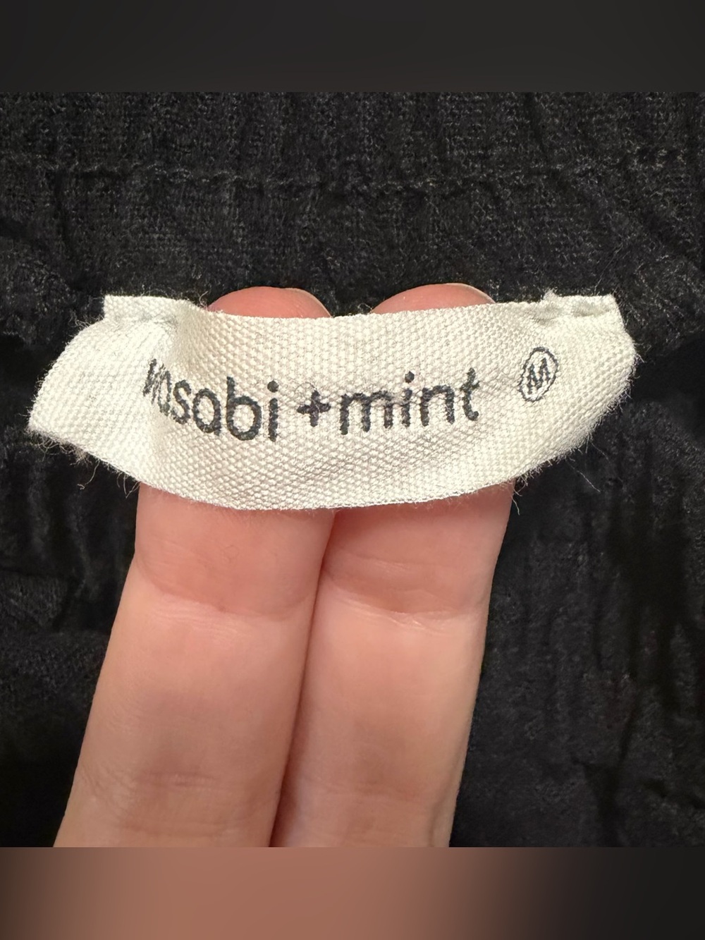 Wasabi & Mint Black Flowy Pants - Picture 3 of 3